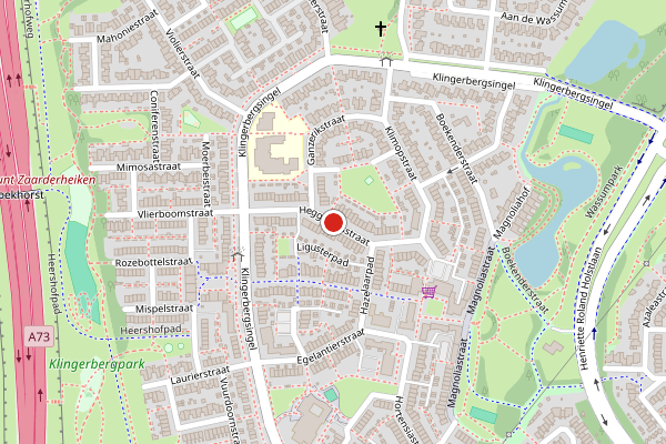 Brandweer-melding op Heggeroosstraat, Venlo op 28 juni, kaart-overzicht