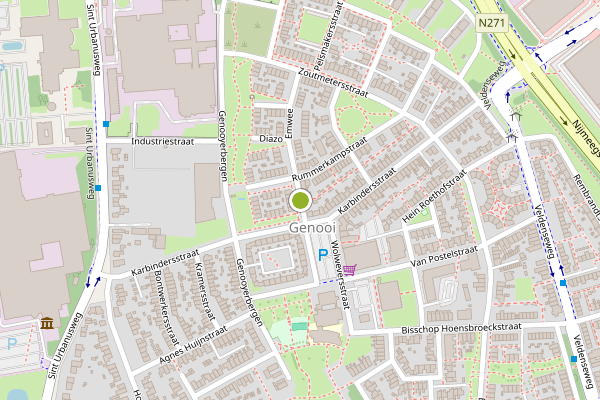 Ambulance-melding op Van Keekenstraat, Venlo op 28 juni, kaart-overzicht