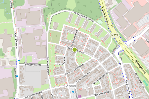 Ambulance-melding op Zoutmetersstraat, Venlo op 28 juni, kaart-overzicht