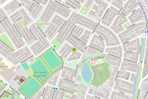 Ambulance-melding op IJsduikerstraat, Venlo op 28 juni, kaart-overzicht