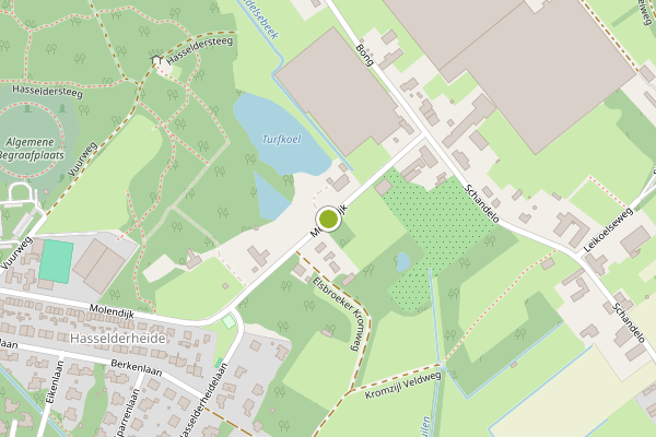 Ambulance-melding op Molendijk, Velden op 28 juni, kaart-overzicht
