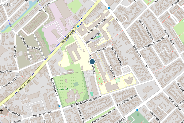 Politie-melding op Lingsterhofweg, Tegelen op 29 juni, kaart-overzicht