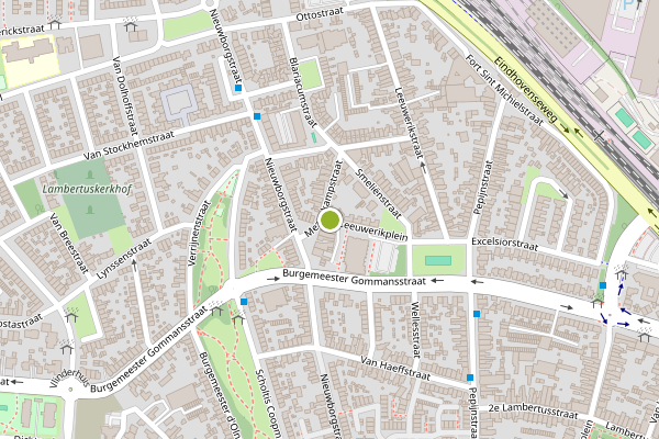 Ambulance-melding op Leeuwerikplein, Venlo op 1 juli, kaart-overzicht