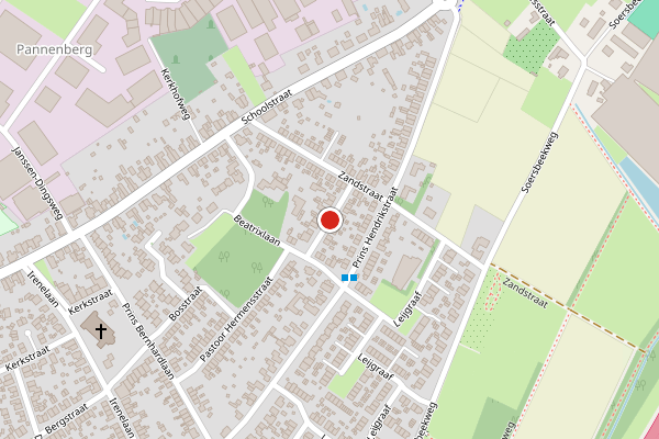 Brandweer-melding op Herm Doubenstraat, Belfeld op 7 mei, kaart-overzicht