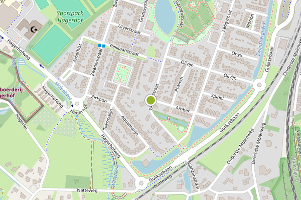 Ambulance-melding op Ganzenstraat, Venlo op 2 juli, kaart-overzicht