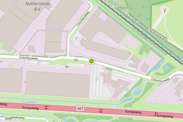 Ambulance-melding op Columbusweg, Venlo op 3 juli, kaart-overzicht