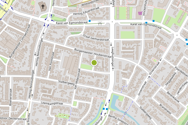 Ambulance-melding op Hertog Arnoldstraat, Venlo op 8 juli, kaart-overzicht