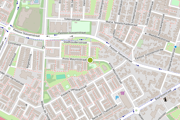 Ambulance-melding op Prins Mauritsstraat, Venlo op 8 juli, kaart-overzicht