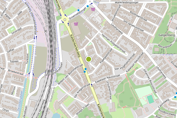 Ambulance-melding op Doctor Derckxstraat, Venlo op 9 juli, kaart-overzicht