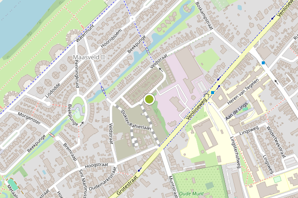 Ambulance-melding op Aan de kernmakerij, Tegelen op 10 juli, kaart-overzicht