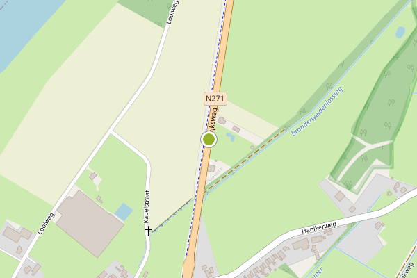 Ambulance-melding op Rijksstraatweg, Lomm op 11 juli, kaart-overzicht