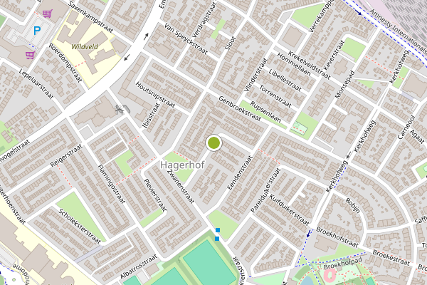 Ambulance-melding op Meeuwenstraat, Venlo op 12 juli, kaart-overzicht