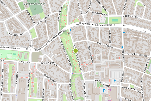 Ambulance-melding op Scholtis Coopmansstraat, Venlo op 13 juli, kaart-overzicht