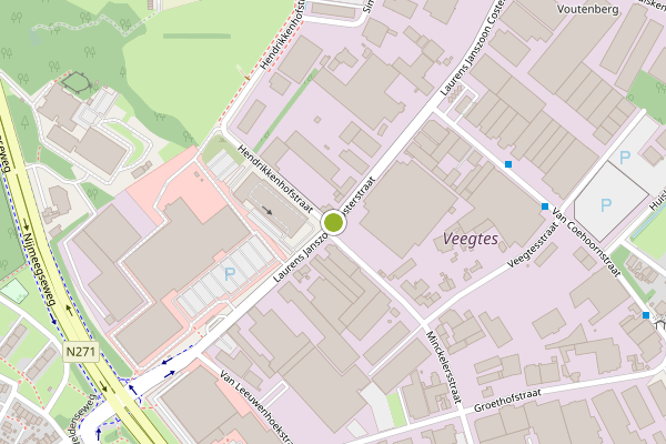 Ambulance-melding op Laurens Janszoon Costerstraat, Venlo op 13 juli, kaart-overzicht
