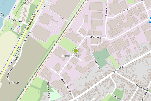 Ambulance-melding op Pannenberg, Belfeld op 15 juli, kaart-overzicht