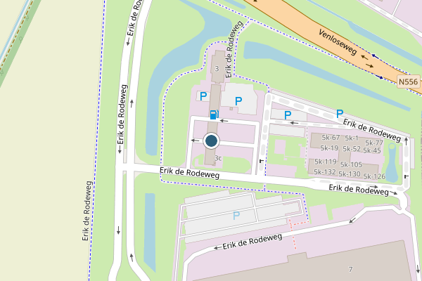 Politie-melding op Venlo op 13 april, kaart-overzicht