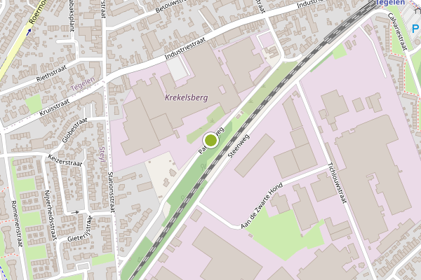 Ambulance-melding op Parallelweg, Tegelen op 17 juli, kaart-overzicht