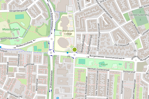 Ambulance-melding op Drie Decembersingel, Venlo op 19 juli, kaart-overzicht
