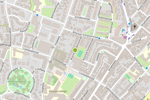 Ambulance-melding op Bisschop Lindanusstraat, Venlo op 20 juli, kaart-overzicht