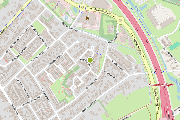 Ambulance-melding op Hulsterdreef, Tegelen op 21 juli, kaart-overzicht