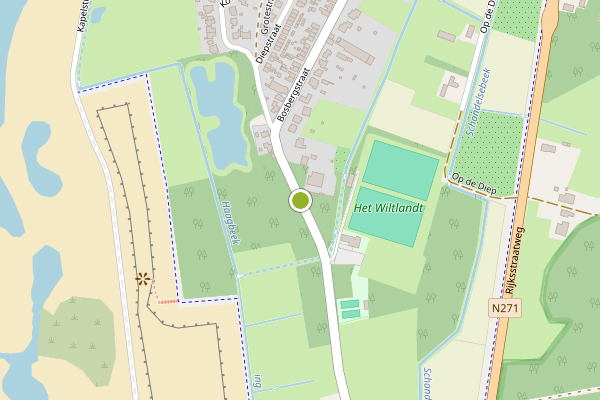 Ambulance-melding op Bosbergstraat, Lomm op 16 juni, kaart-overzicht