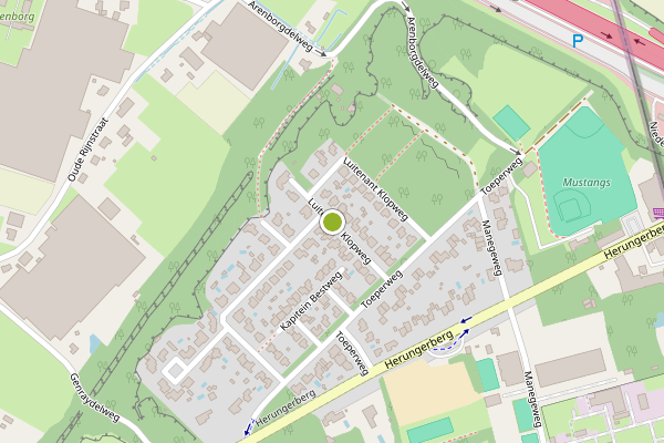 Ambulance-melding op Luitenant Klopweg, Venlo op 28 juli, kaart-overzicht