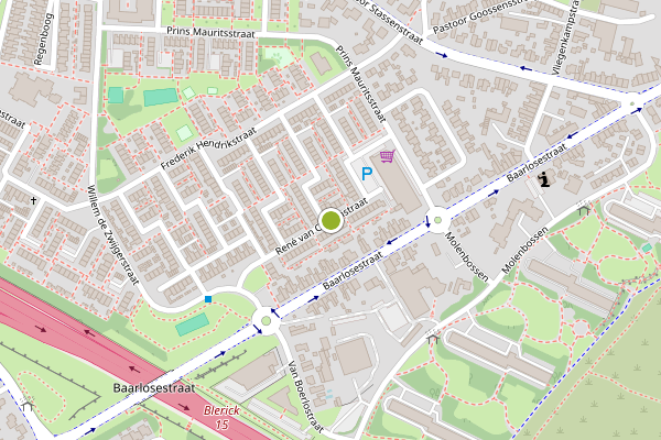 Ambulance-melding op Rene van Chalonstraat, Venlo op 29 juli, kaart-overzicht