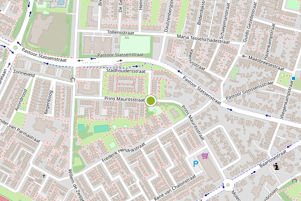 Ambulance-melding op Prins Mauritsstraat, Venlo op 29 juli, kaart-overzicht