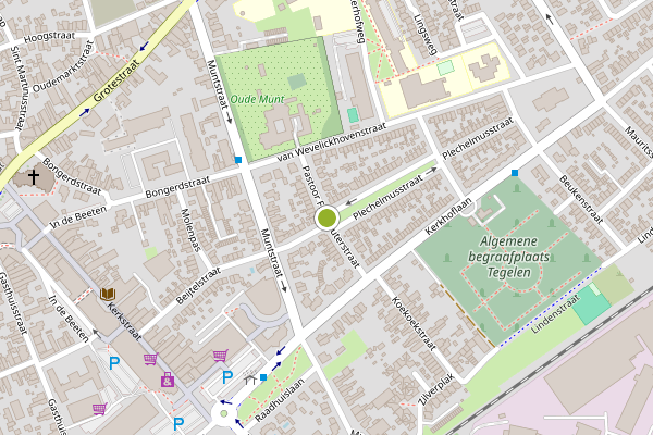 Ambulance-melding op Pastoor Freybeuterstraat, Tegelen op 30 juli, kaart-overzicht