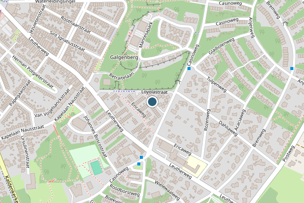 Politie-melding op Bellarminusstraat, Venlo op 3 augustus, kaart-overzicht
