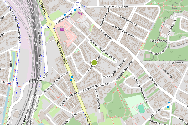 Ambulance-melding op Papegaaistraat, Venlo op 4 augustus, kaart-overzicht