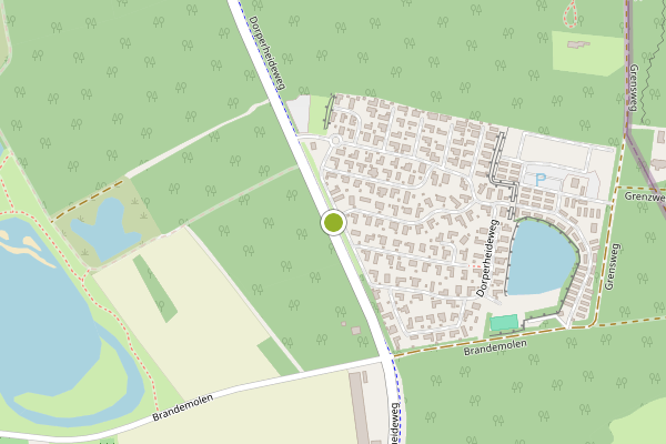 Ambulance-melding op Dorperheideweg, Arcen op 5 augustus, kaart-overzicht