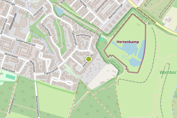 Ambulance-melding op Hertenkamp, Tegelen op 21 mei, kaart-overzicht