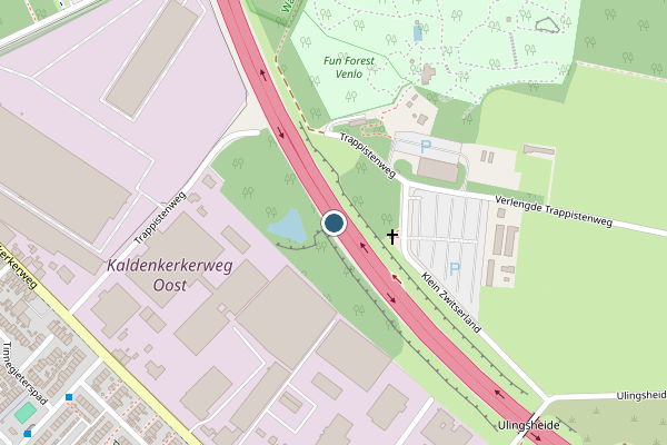 Politie-melding op A74 Li, Tegelen op 24 mei, kaart-overzicht