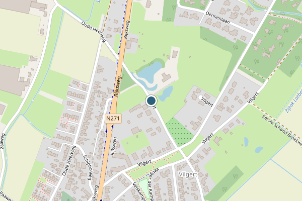 Politie-melding op Vilgert, Velden op 26 mei, kaart-overzicht