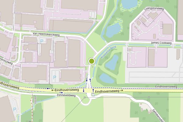 Ambulance-melding op van Heemskerckweg, Venlo op 28 mei, kaart-overzicht