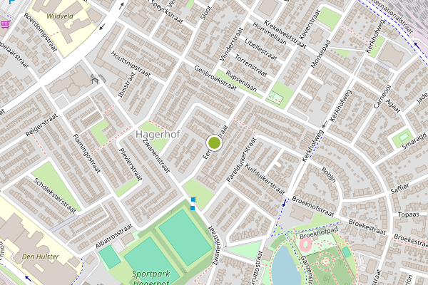 Ambulance-melding op Eendenstraat, Venlo op 29 mei, kaart-overzicht
