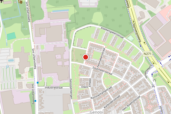 Brandweer-melding op Snijdersstraat, Venlo op 29 mei, kaart-overzicht