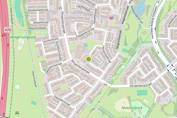 Ambulance-melding op Goudenregenstraat, Venlo op 31 mei, kaart-overzicht