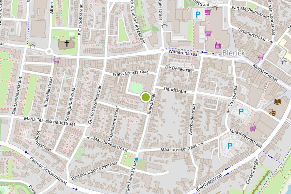 Ambulance-melding op Antoniusmeule, Venlo op 31 mei, kaart-overzicht