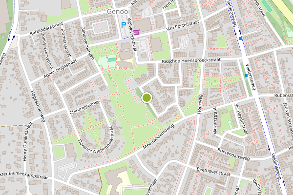 Ambulance-melding op Albert Schweitzerstraat, Venlo op 3 juni, kaart-overzicht