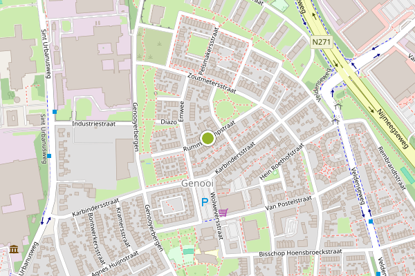 Ambulance-melding op Rummerkampstraat, Venlo op 3 juni, kaart-overzicht