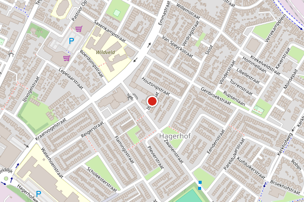 Brandweer-melding op Ibisstraat, Venlo op 4 juni, kaart-overzicht
