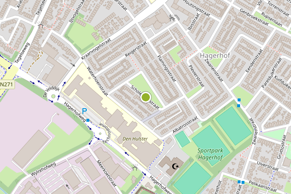 Ambulance-melding op Scholeksterstraat, Venlo op 6 juni, kaart-overzicht