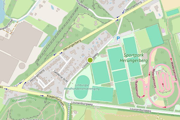 Ambulance-melding op Louisenburgweg, Venlo op 6 juni, kaart-overzicht
