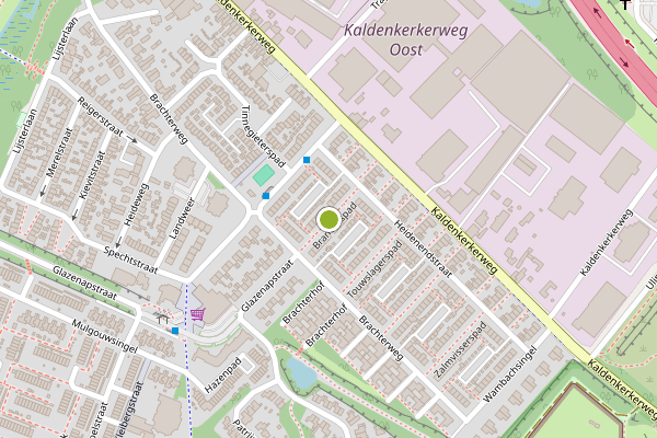 Ambulance-melding op Branderspad, Tegelen op 6 juni, kaart-overzicht