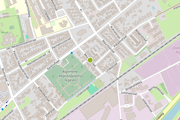 Ambulance-melding op Beukenstraat, Tegelen op 7 juni, kaart-overzicht