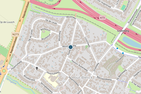 Politie-melding op Paalweg, Venlo op 7 juni, kaart-overzicht