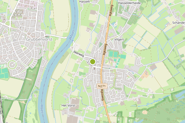 Ambulance-melding op Burgemeester van Deelensingel, Velden op 8 juni, kaart-overzicht