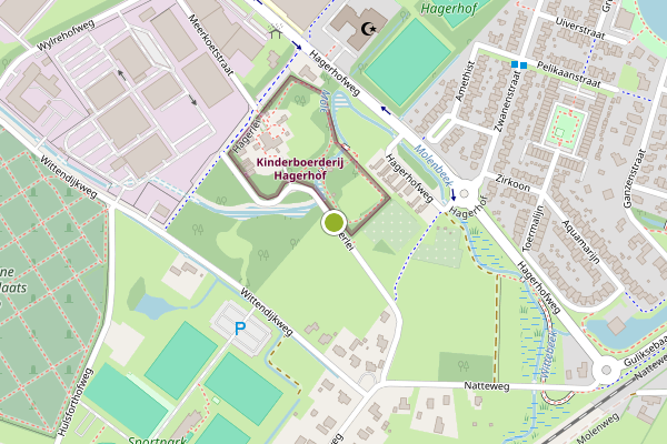 Ambulance-melding op Hagerlei, Venlo op 8 juni, kaart-overzicht